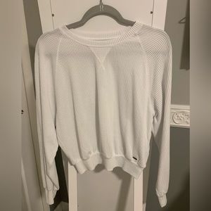 white long sleeve - holister size small